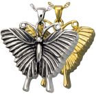 Antique Butterfly Cremation Pendant