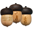 Wooden Urn Keepsake Mini Acorn with Optional Engraving