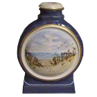 Footprints In The Sand Ceramic Hand-painted Urn