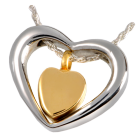 Stainless Steel Heart of Gold