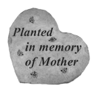 Planted In Memory Of Mother Garden Memorial Stone