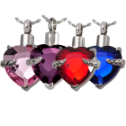 Cremation Jewelry Glass Heart