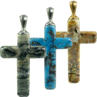Glass Cross Pendant