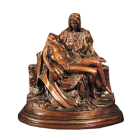 Pieta Bronze Sculpture Urn