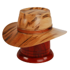 Outback Hat Maple Wood Urn