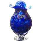 Healing Waters Glass Cremation Urn with Stemmed Base