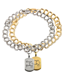 Double Link Bracelet for Charms 