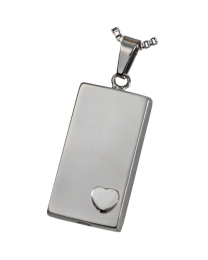 Cremation Jewelry: Premium Stainless Steel Heart of Foundation