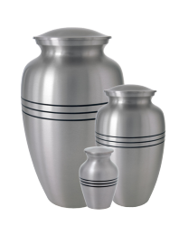 Traditional Pewter Cremation Urn
