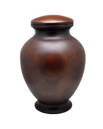 handsome pine wood urn for adult