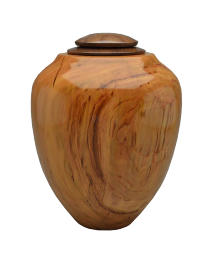 Craftsman Artisan Urn in Cherry Wood 