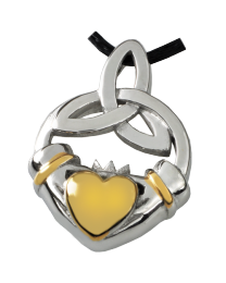 Premium Stainless Steel Claddagh Trinity Knot