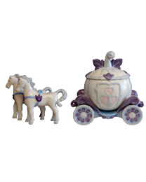 Fairy Tale Horses and Carriage Hand-crafted Urn