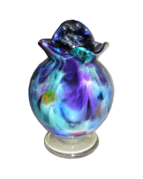 Sacred Rainbow Glass Keepsake Cremation Urn