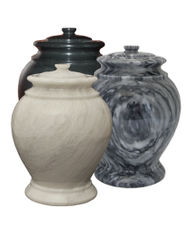 eternity rectangle marble urns