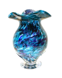 spiritual faith glass urn