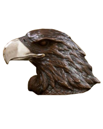 Bronze Eagle Head Keepsake Urn