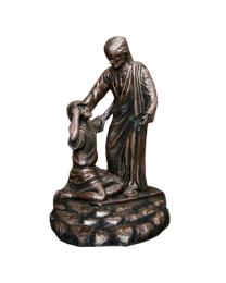 Jesus and the Blind Man Sculpture Urn