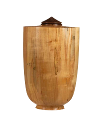Maple Hand-turned Wooden Urn