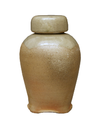 Wood Fired Celadon Ginger Jar