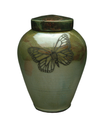 Monarch Raku Pottery Urn