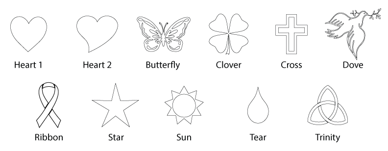 symbols clip art for engraving